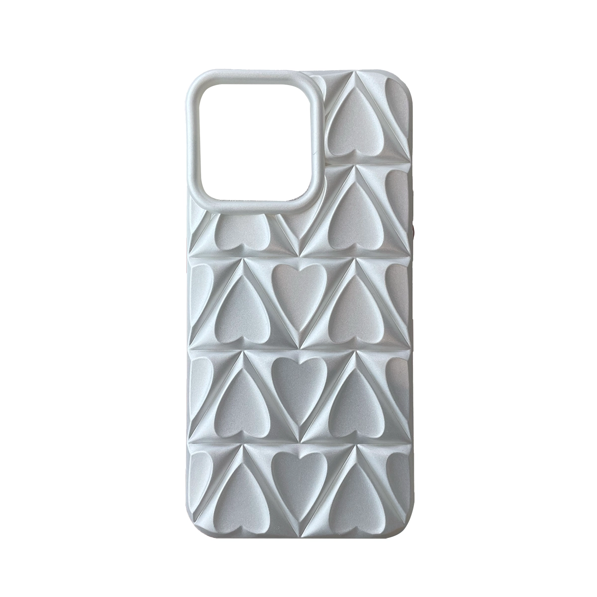 Чохол MaiKai 3D Case iPhone 15 Pro (Heart White)