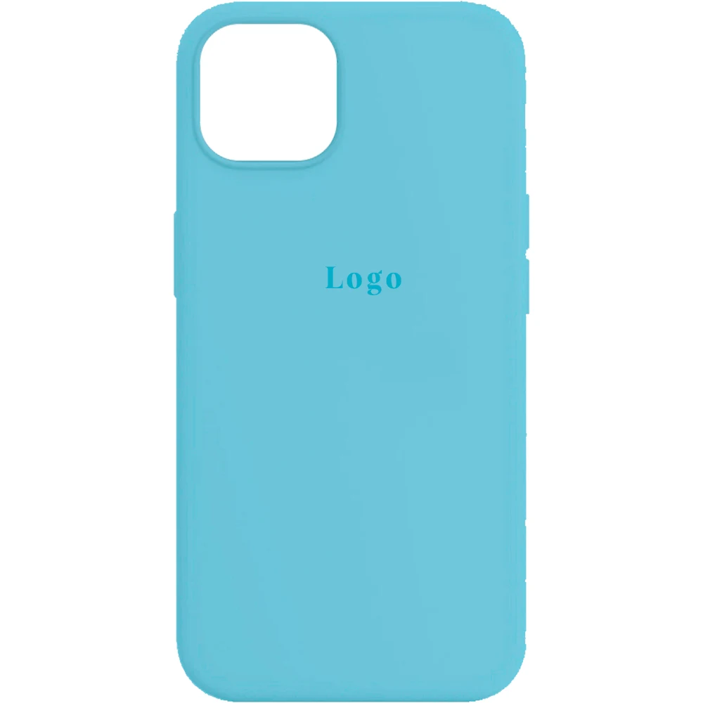 Чохол Silicone Case HC for iPhone 14 Plus Sea Blue