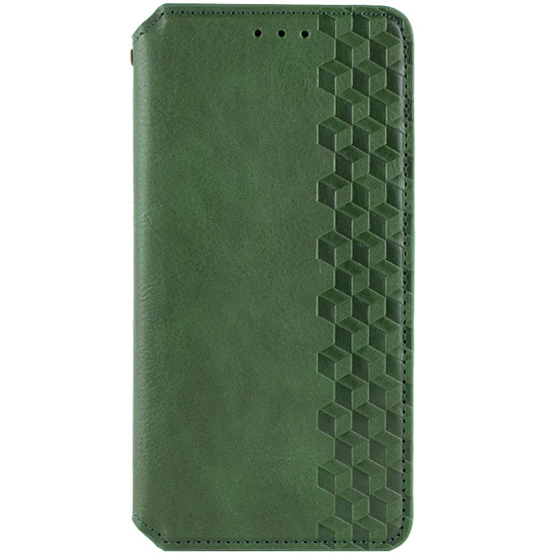 Чохол книжка GETMAN Cubic (PU) для Samsung Galaxy S21 FE (зелений)