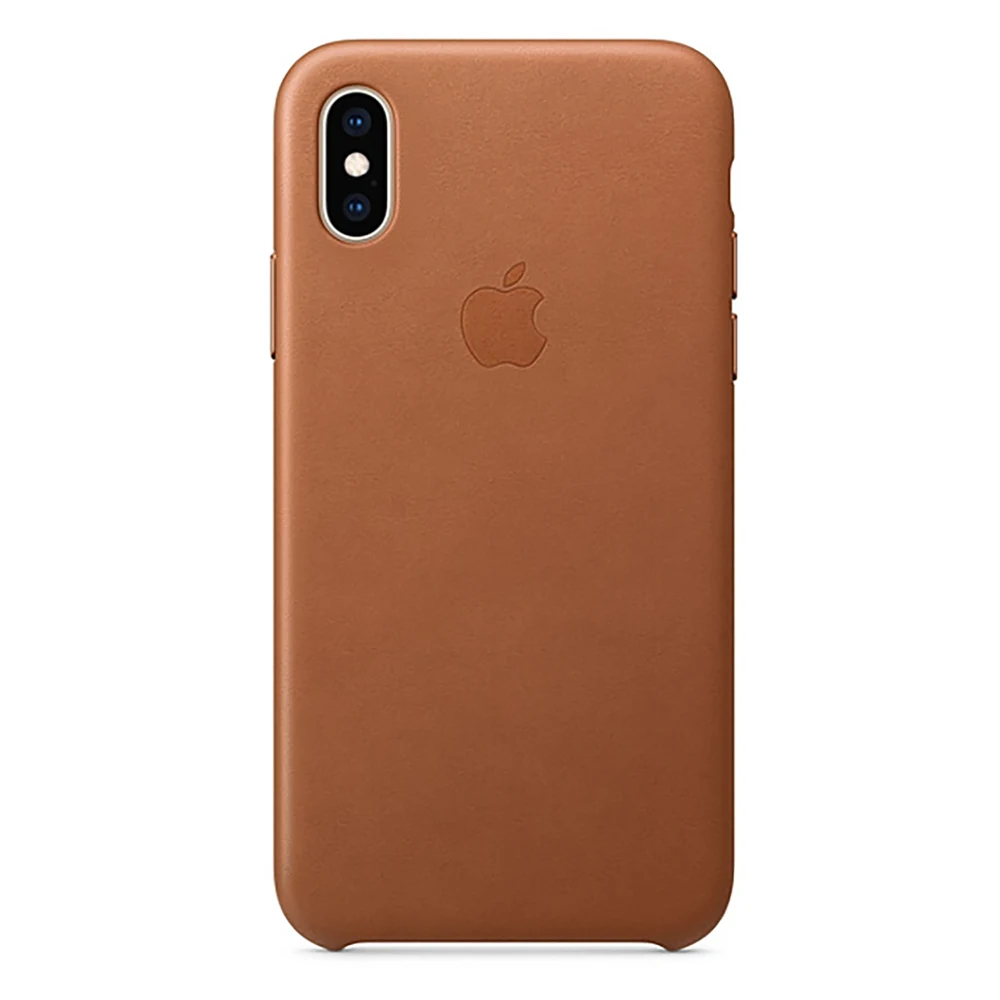 Чохол Leather Case for iPhone X/Xs Saddle Brown (OEM)