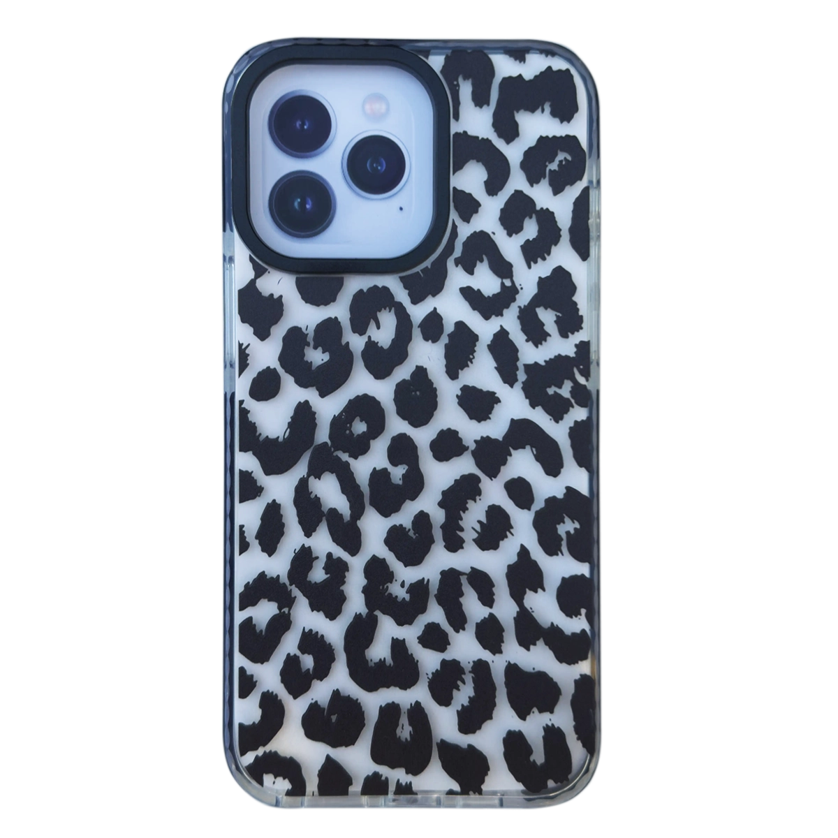 Чохол MaiKai Glass Case для iPhone 15 Pro (Black Leopard)