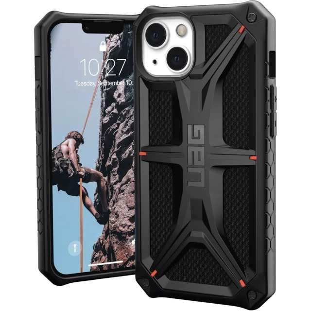 Чохол UAG для Apple iPhone 13 Monarch, Kevlar Black