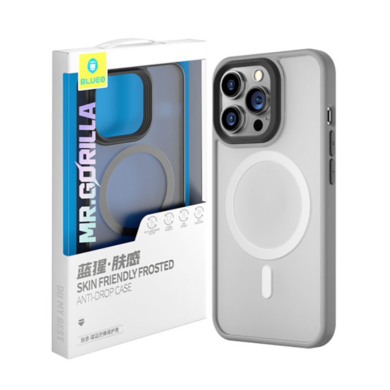 Чохол Blueo Skin Friendly Frosted Anti-Drop Case для iPhone 15 Pro Max Grey