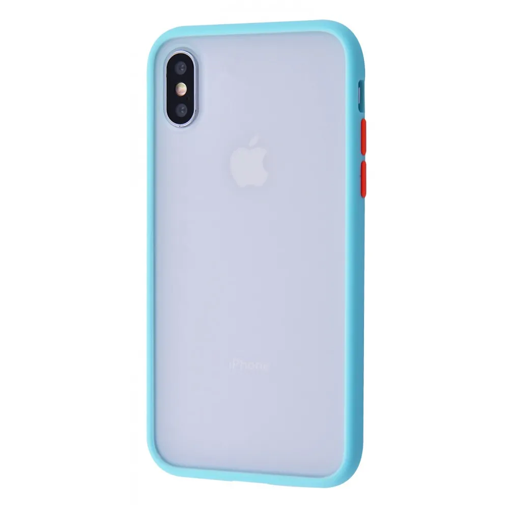 Чохол Shadow Matte Case (PC+TPU) for iPhone X/Xs - Blue