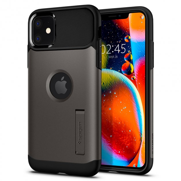 Чохол Spigen для iPhone 11 Slim Armor, Gunmetal