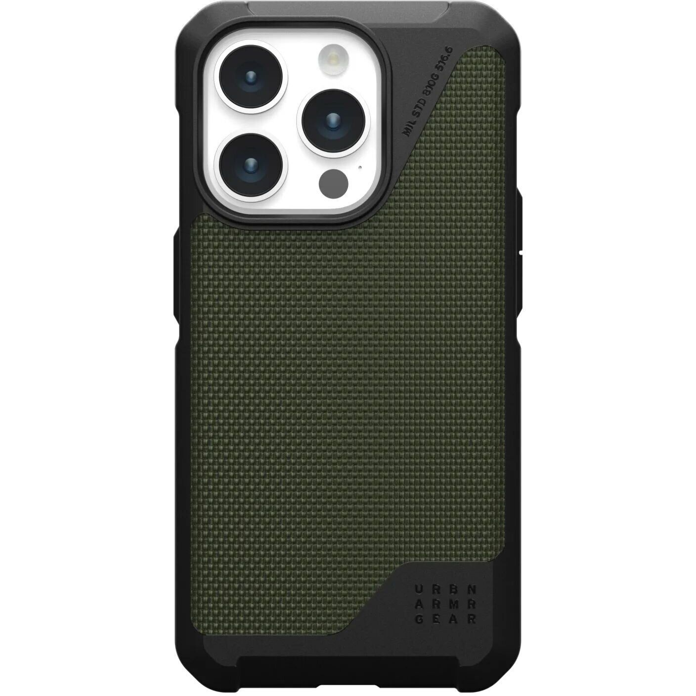 Чохол UAG для iPhone 15 Pro, Metropolis LT Magsafe, Kevlar Olive