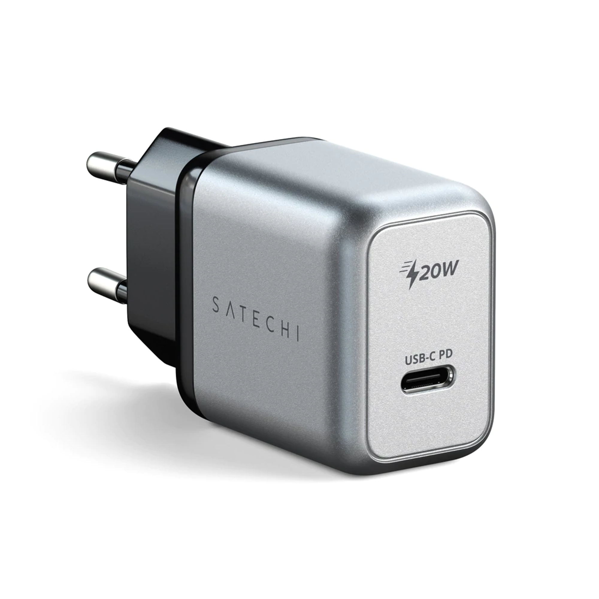 Зарядний пристрій Satechi 20W USB-C PD Wall Charger Space Gray (ST-UC20WCM-EU)