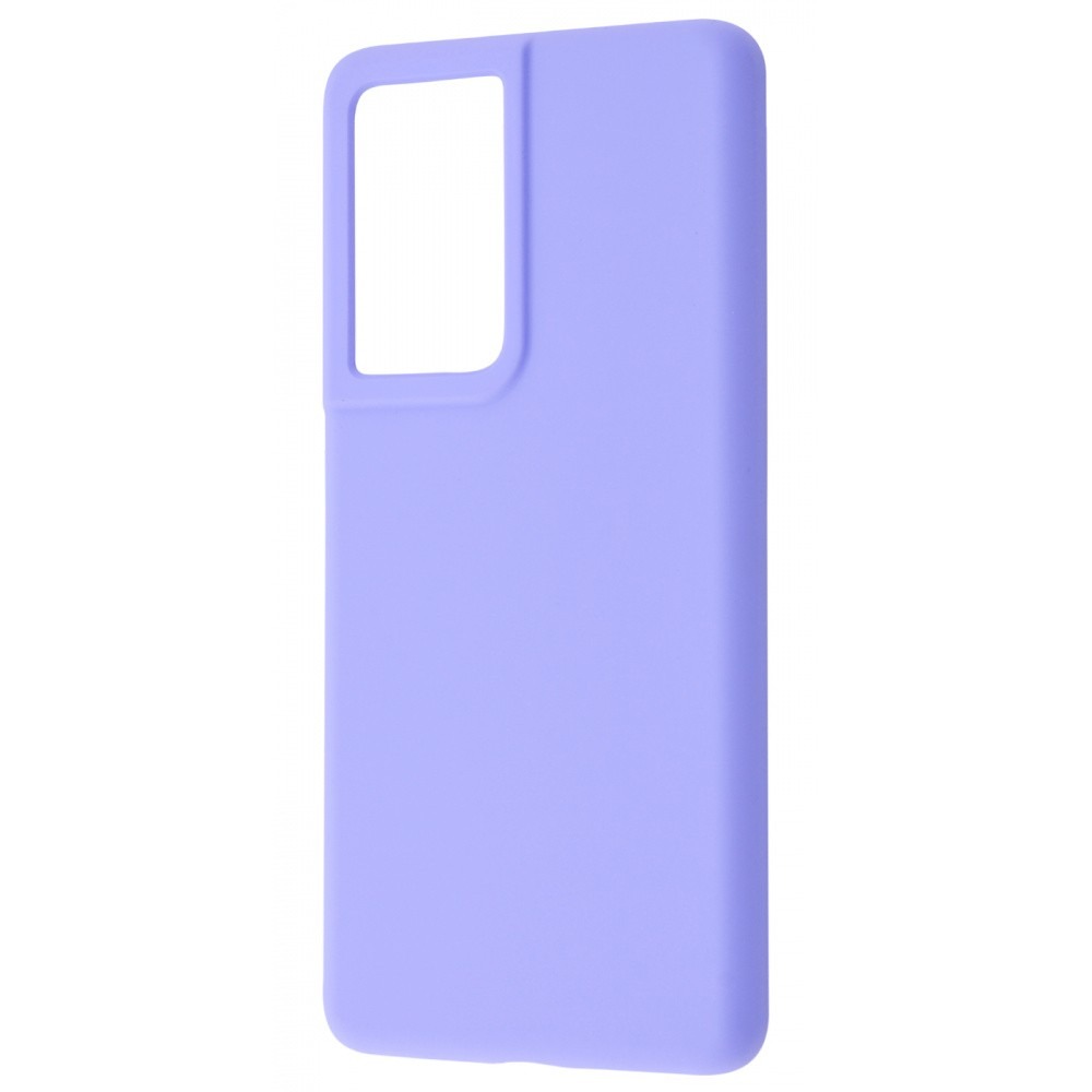 Чохол WAVE Full Silicone Cover Samsung Galaxy S21 Ultra (G998B) (світло-фіолетовий)