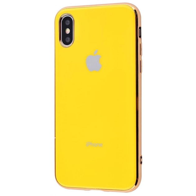 Чохол Silicone iPhone Case (TPU) for iPhone X/Xs (yellow)