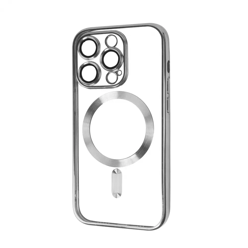 Чохол Metal Matte Case with Magnetic Ring iPhone 14 Pro (срібний)