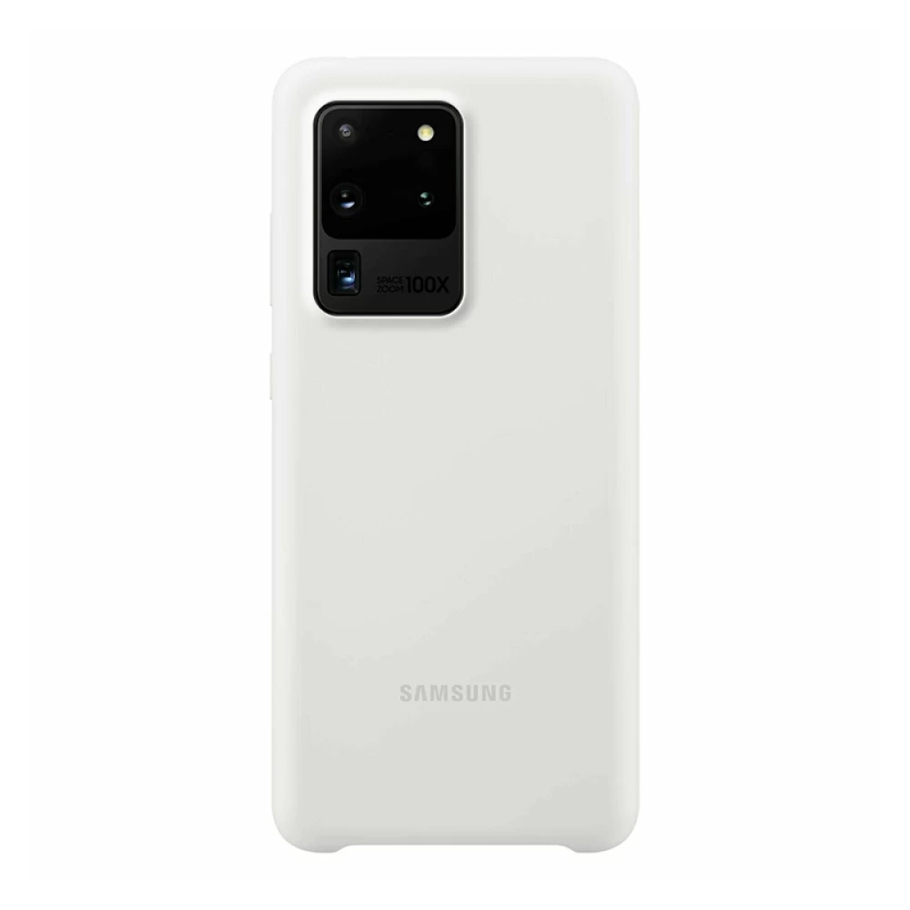 Чохол Silicone Case для Samsung S20 Ultra - White