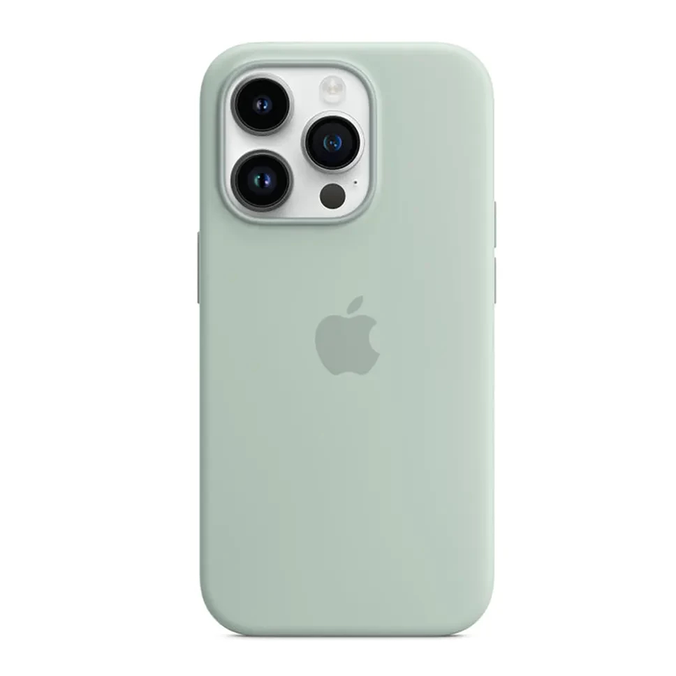 Чохол MaiKai Silicone Case with MagSafe для iPhone 14 Pro Succulent (OEM)