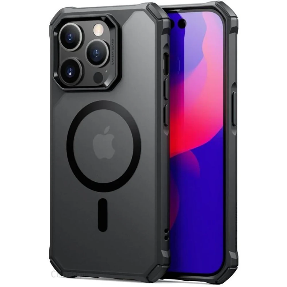 Чохол ESR Air Armor TPU Case Frosted Black with HaloLock для iPhone 14/13