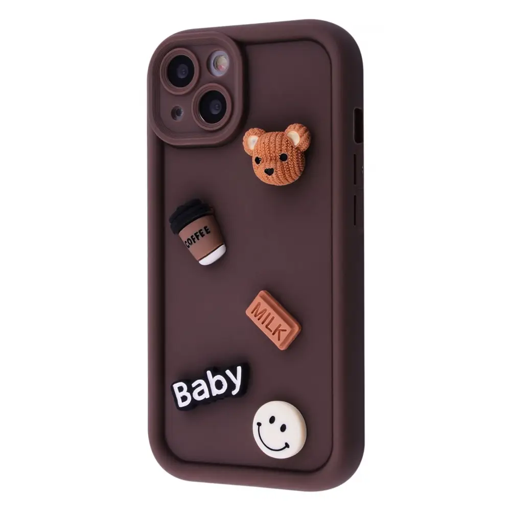 Чохол Pretty Things Case iPhone 15 (brown/bear)