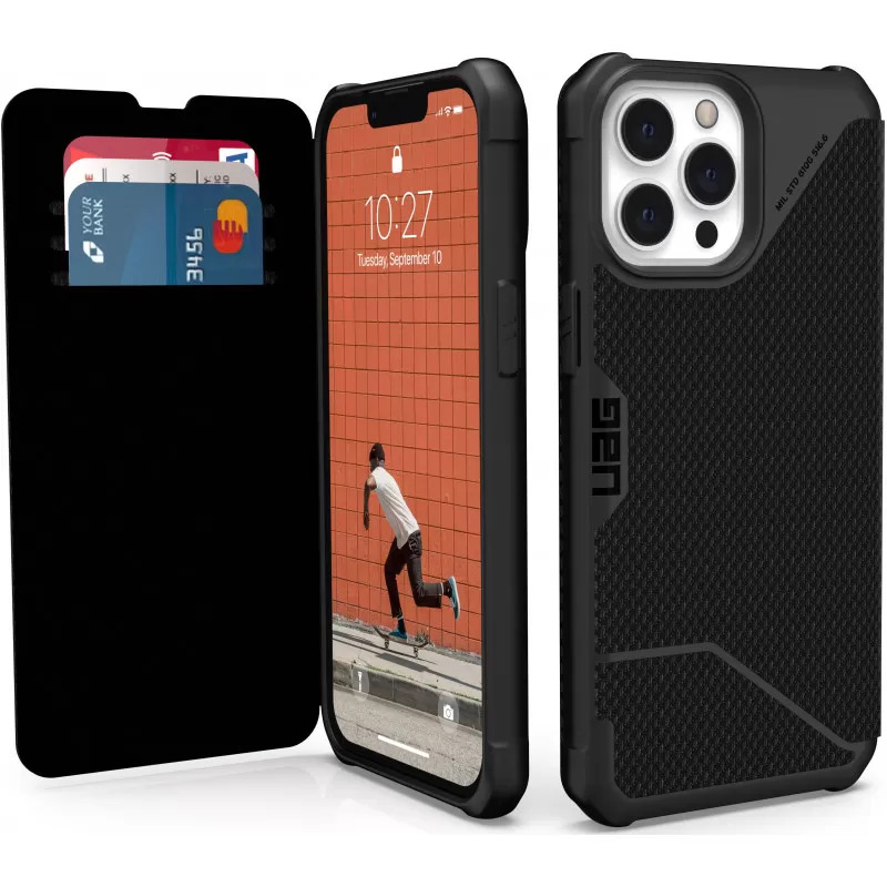 Чохол UAG для Apple iPhone 13 Metropolis, Kevlar Black