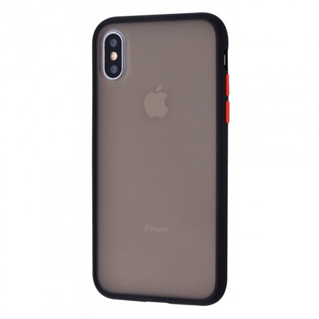 Чохол Shadow Matte Case (PC+TPU) for iPhone X/Xs - Black