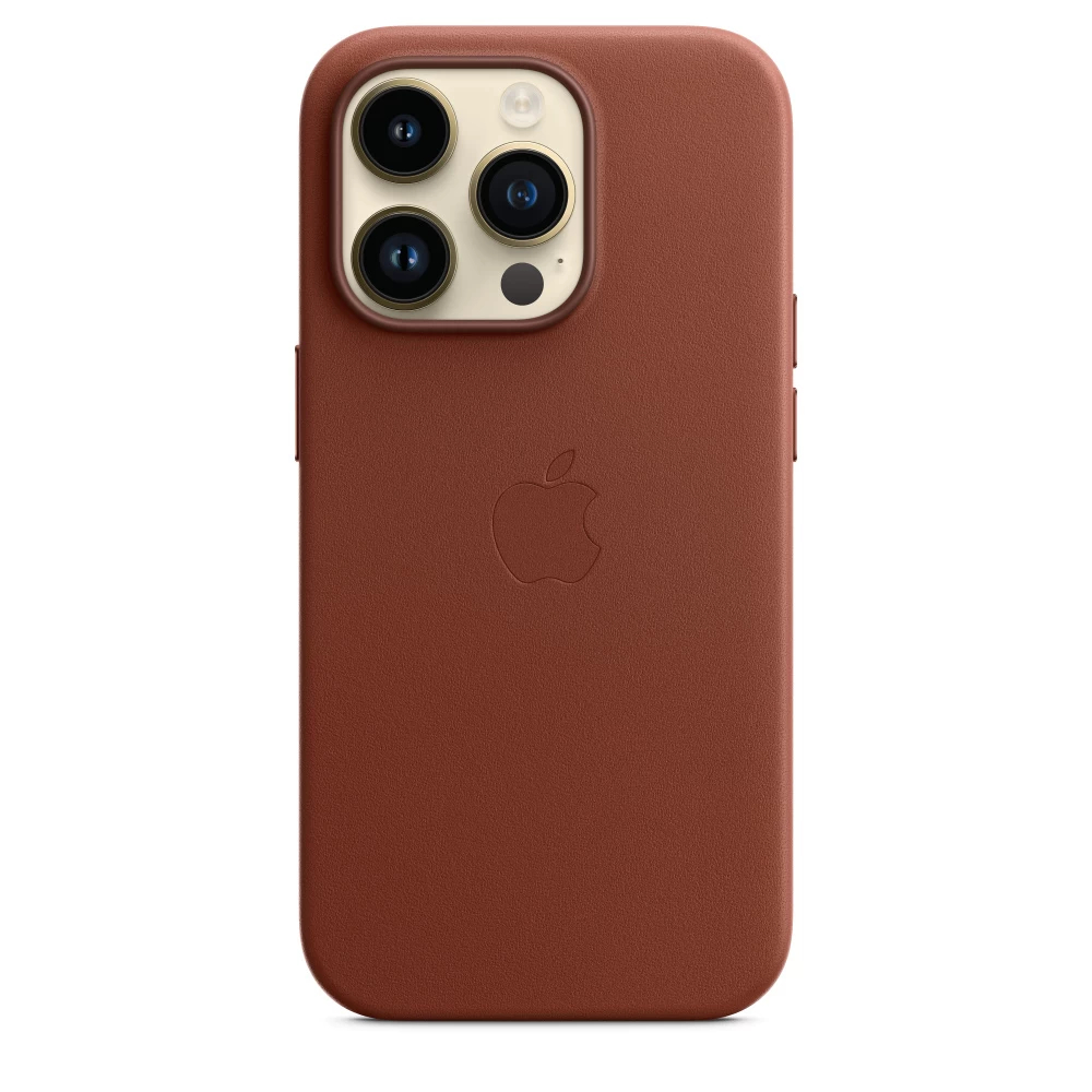 Чохол MaiKai Leather Case with MagSafe для iPhone 14 Pro Umber (OEM)