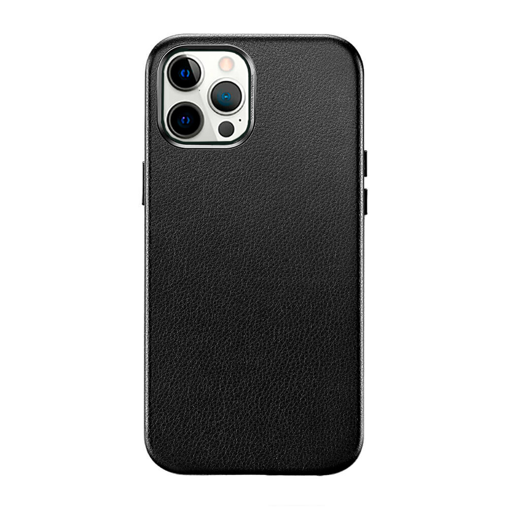 Чохол шкіряний ESR Metro Leather Black Case для iPhone 12/12 Pro Max