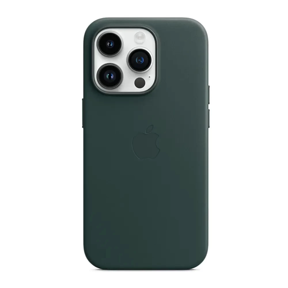 Чохол MaiKai Leather Case with MagSafe для iPhone 14 Pro Forest Green (OEM)