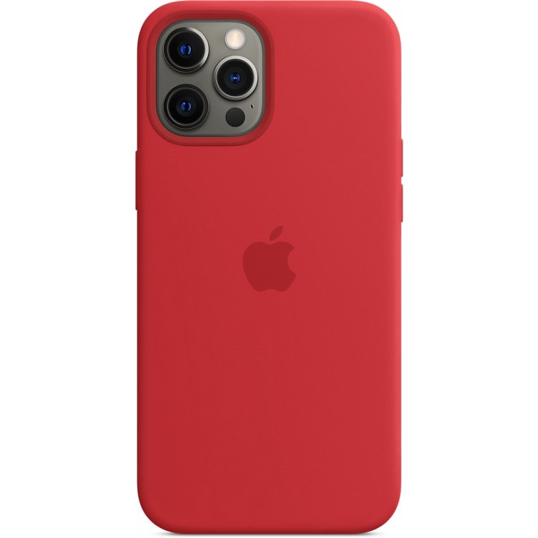 Чохол Silicone Case with MagSafe для iPhone 12 Pro Max - Red