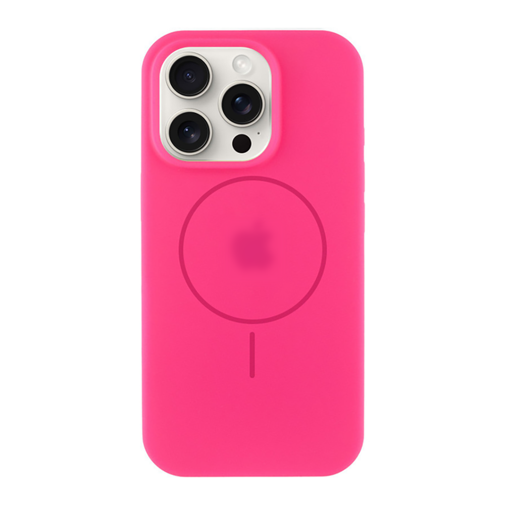 Чохол Silicone Case (AA) Logo with MagSafe для Apple iPhone 14 Pro Max (6.7