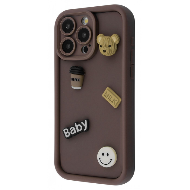 Чохол Pretty Things Case iPhone 16 Plus (brown/bear)