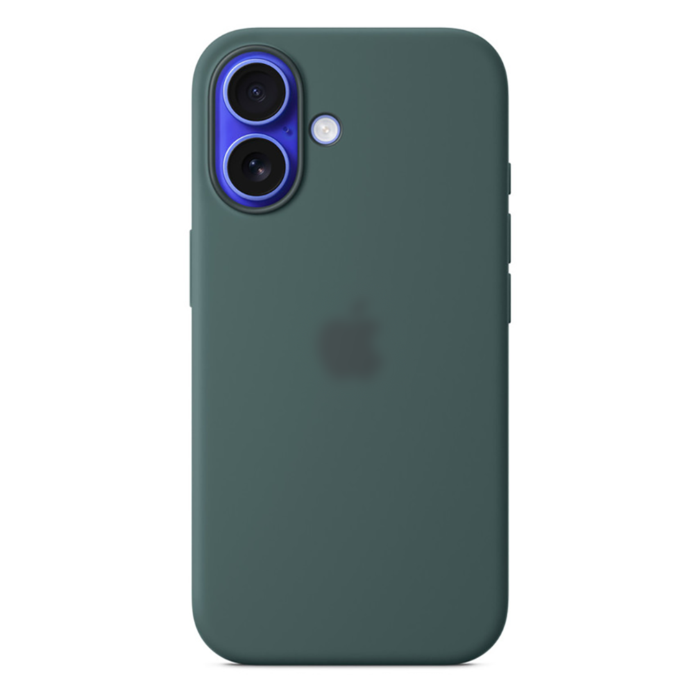 Чохол Silicone case (AAA) full with Magsafe and Animation для Apple iPhone 16 Plus (Lake Green)