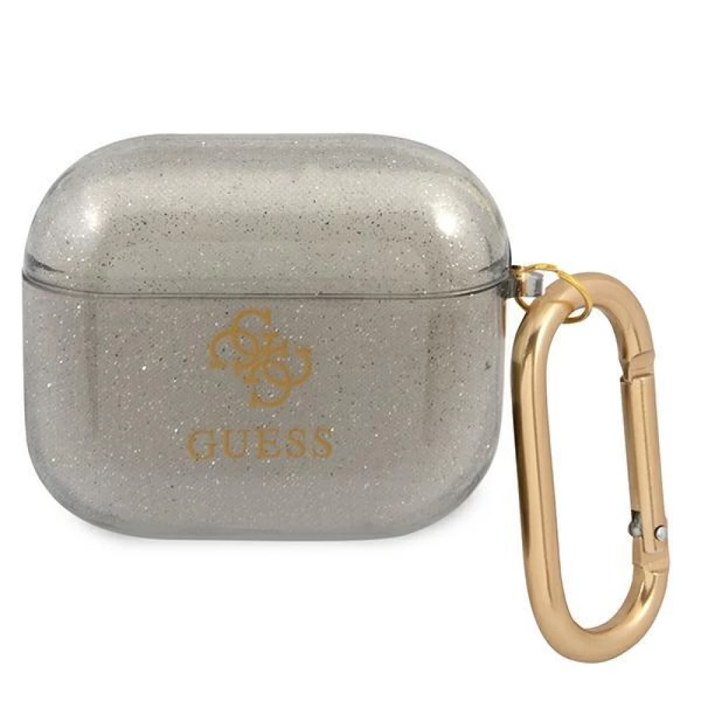 Чохол Guess TPU Colored Glitter Case for Airpods 3 Black