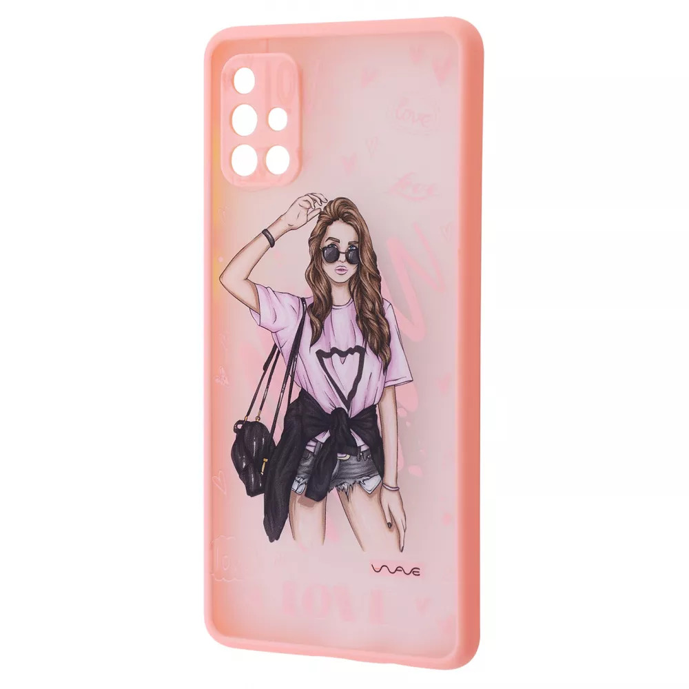 Чохол WAVE Cartoon Case (PC+TPU) Samsung Galaxy A71 (A715F) (настрій любові)