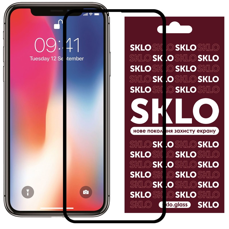 Захисне Скло SKLO 3D Full Glue для iPhone Xr/11