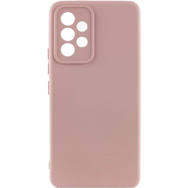 Чохол Silicone Cover Full Camera (AA) для Samsung A52 (Рожевий/Pink Sand)