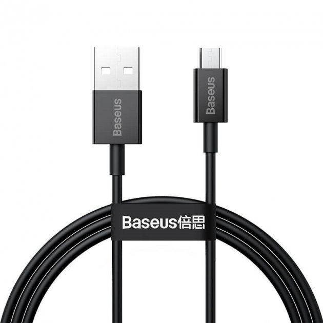 Кабель Baseus Superior Series Fast Charging Micro USB 2A (1m) (чорний)