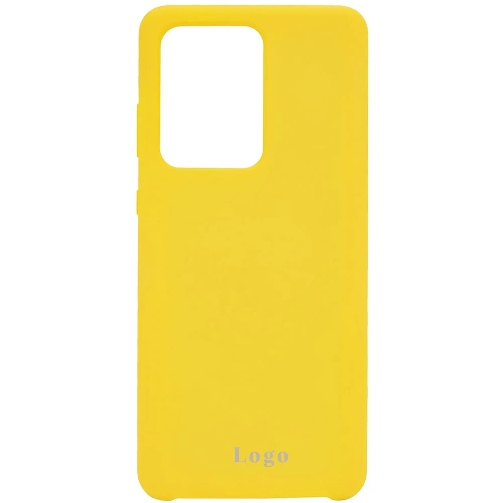 Чохол Silicone Case для Samsung S20 Ultra - Yellow