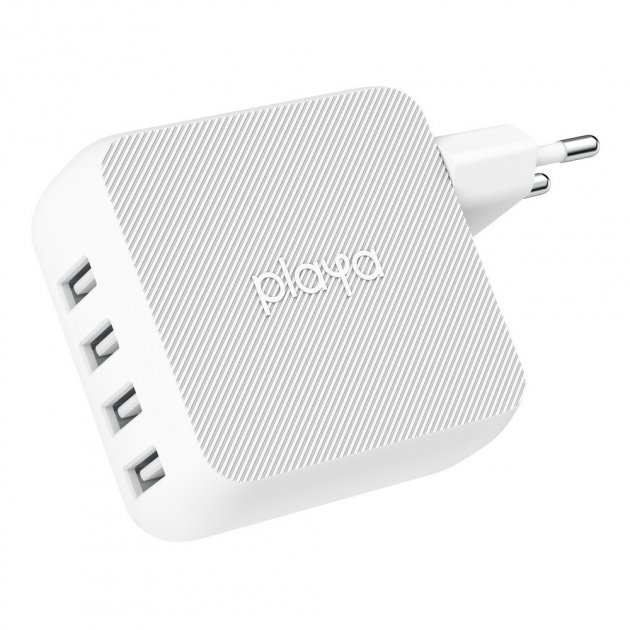 МЗП Playa by Belkin Home Charger 40W 4хUSB 2.4A, white