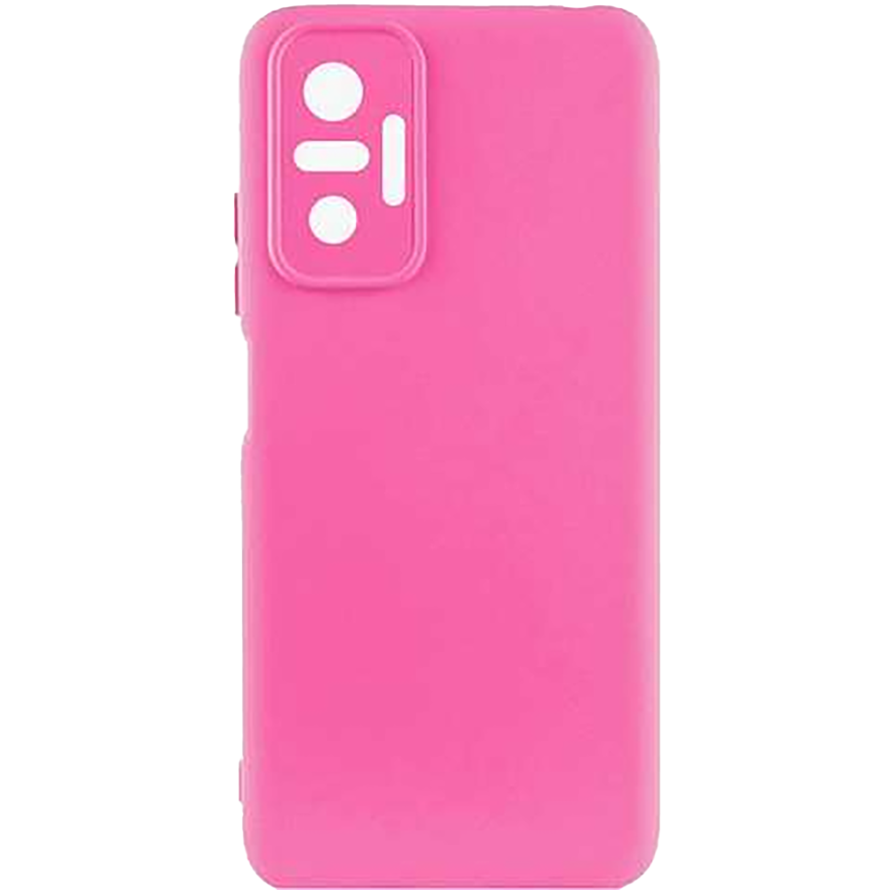 Чохол Silicone Cover Lakshmi Full Camera (AAA) для Xiaomi Redmi Note 10 Pro (Рожевий/Barbie Pink)