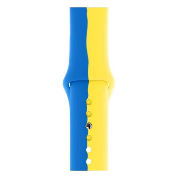 Ремінець універсальний Sport Band 22mm (Синій/Жовтий)