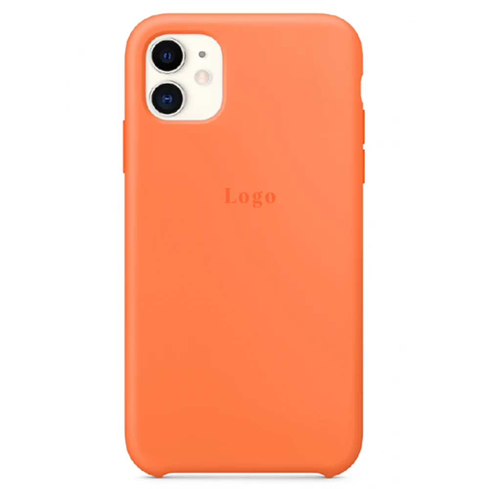 Чохол MaiKai Silicone для iPhone 11 - Electric Orange