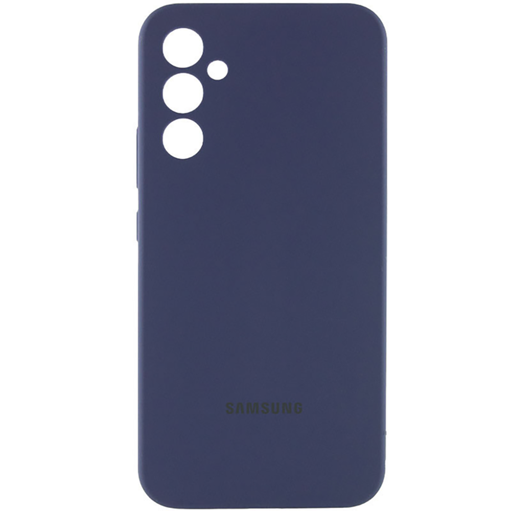 Чохол Silicone Cover Lakshmi Full Camera (AAA) with Logo для Samsung Galaxy A54 5G ()Midnight Blue)