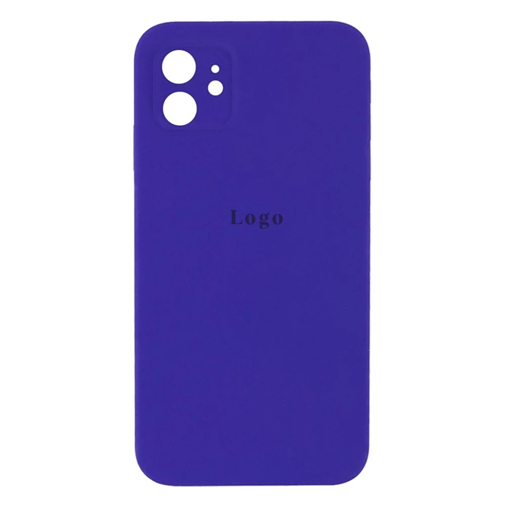 Чохол Silicone Case Square Full Camera Protective (AA) для Apple iPhone 11 (Ultra Violet)