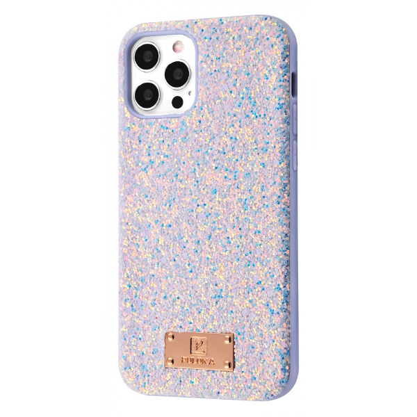 Чохол PULOKA Macaroon for iPhone 12/12 Pro (срібний)