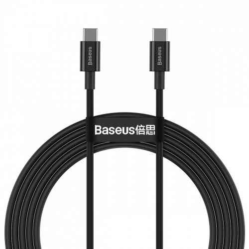 Кабель Baseus Superior Series Fast Charging Type-C to Type-C 100W (1m) (чорний)