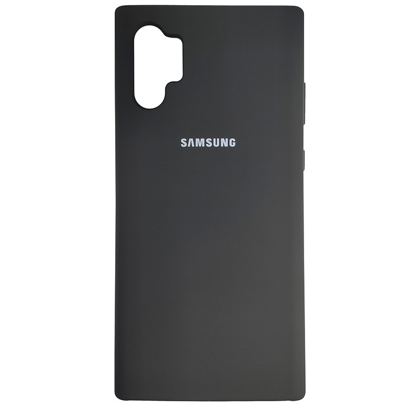 Чохол Silicone Case для Samsung Note 10 Plus - Black