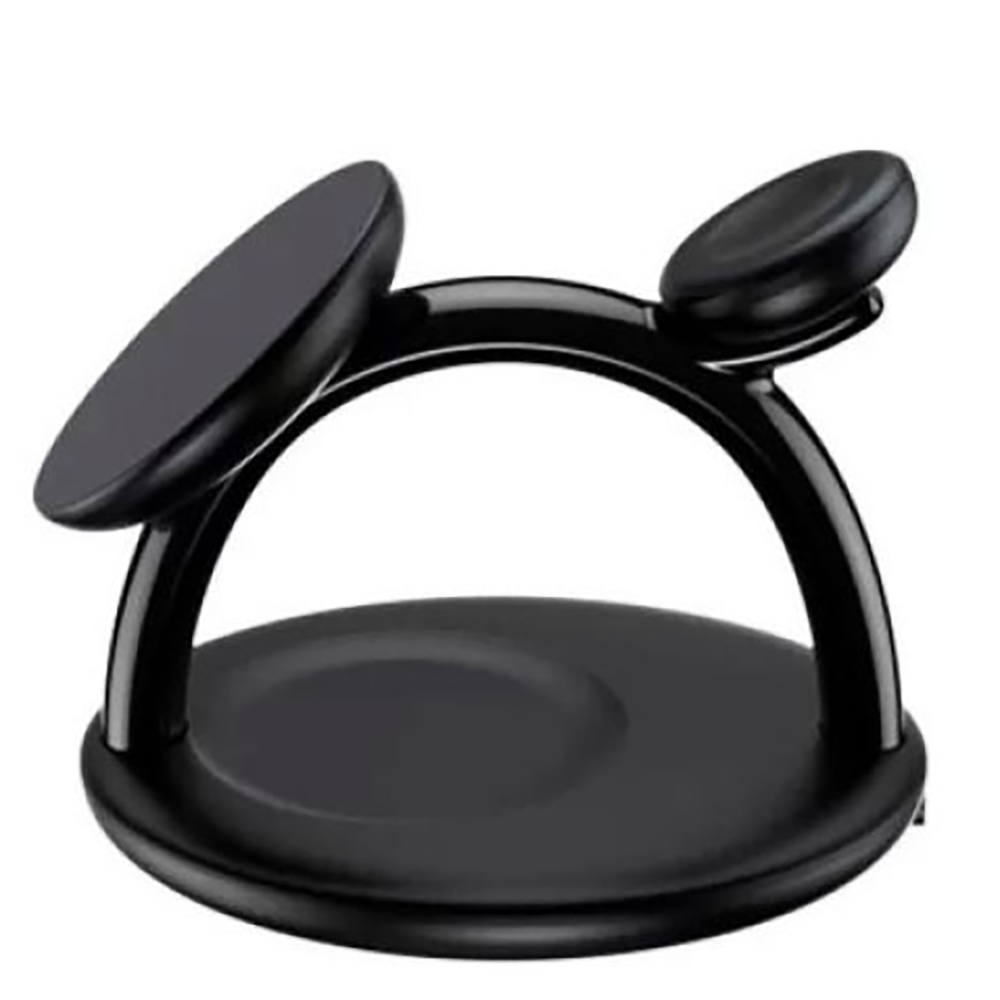 Бепровідний ЗП Choetech Magnetic 3 in 1 magnetic Wireless Charging Stand Black