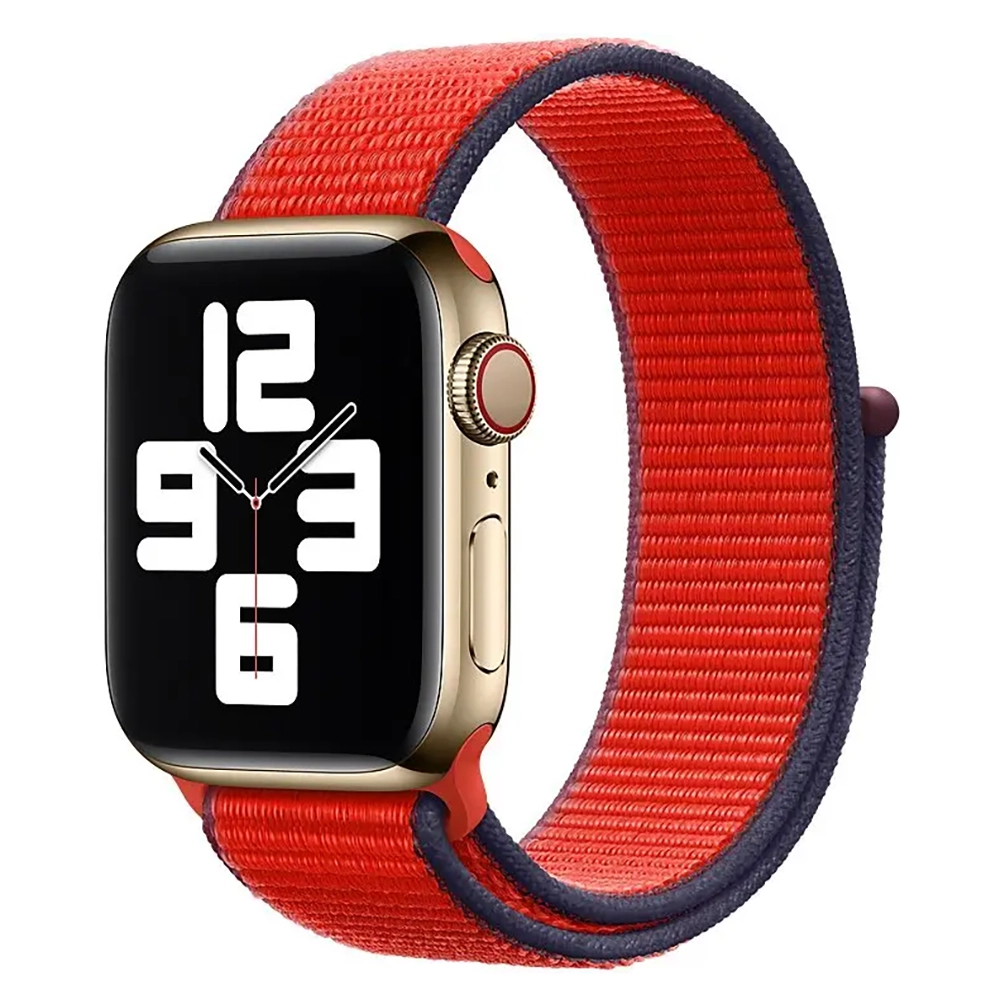 Ремінець Nylon для Apple Watch 38/40/41mm - Red Blue