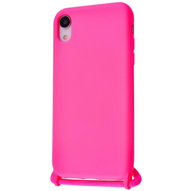 Чохол WAVE Lanyard Case (TPU) iPhone XR - Bright Pink