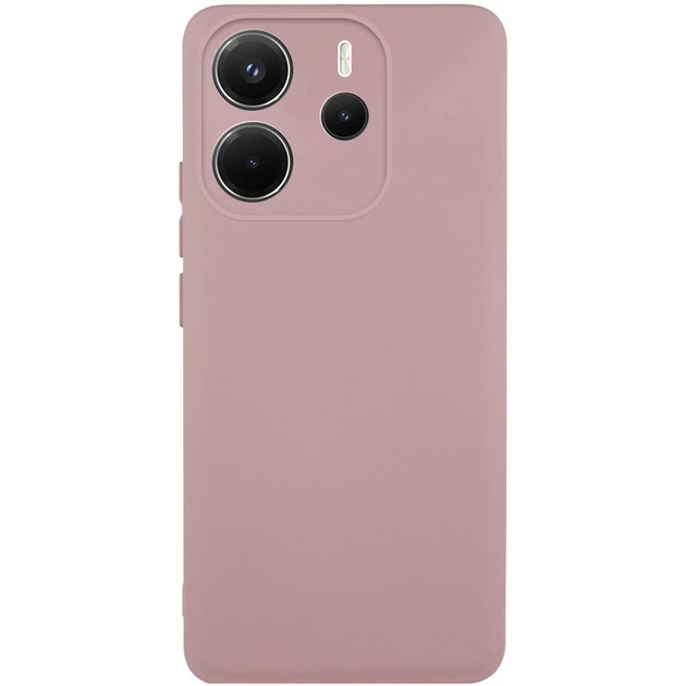 Чохол Silicone Cover Lakshmi Full Camera (AAA) для Xiaomi Redmi Note 14 4G (Europe) (Pink Sand)