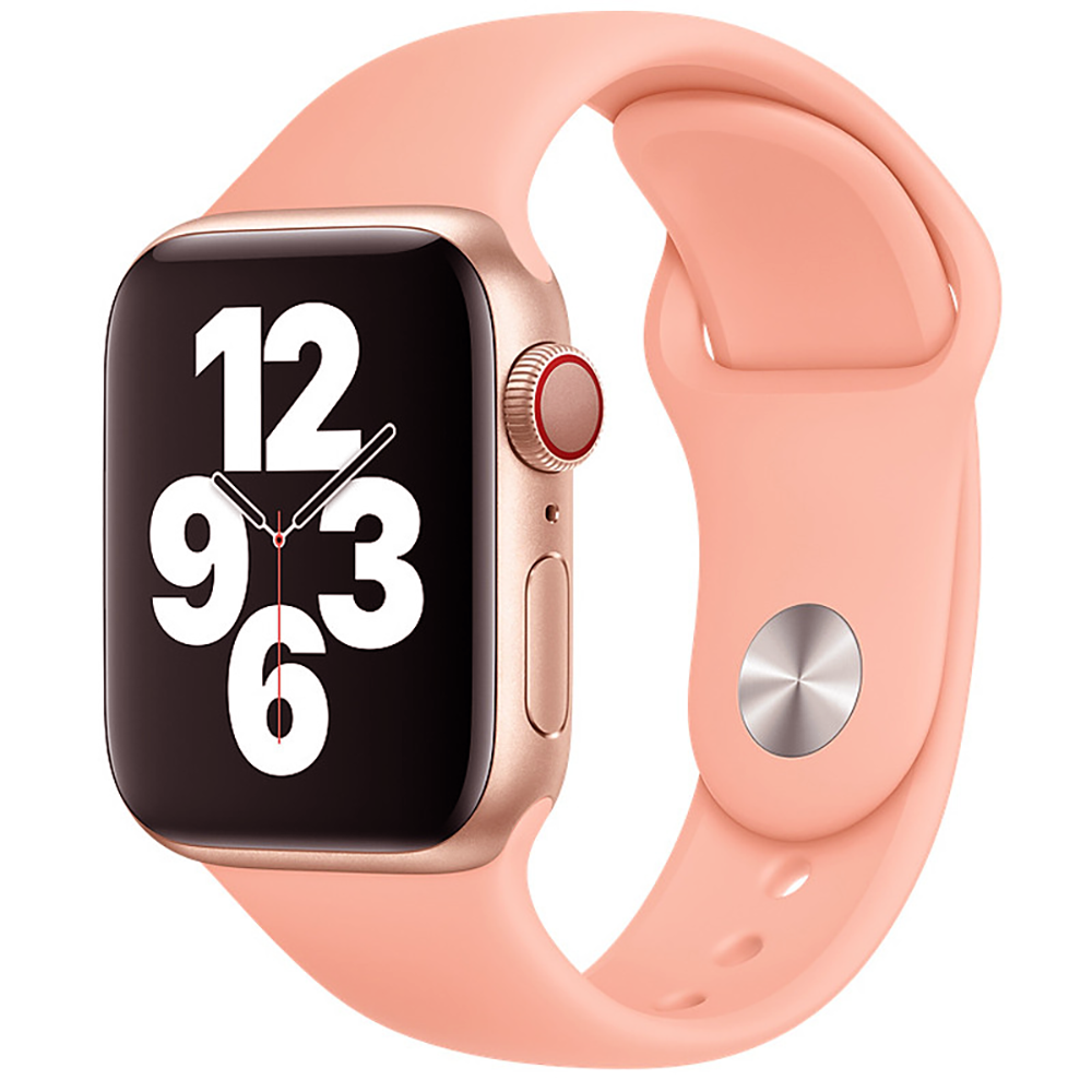 Силіконовий Ремінець для Apple Watch Sport Band 38/40mm (S/M & M/L) - Bright Pink