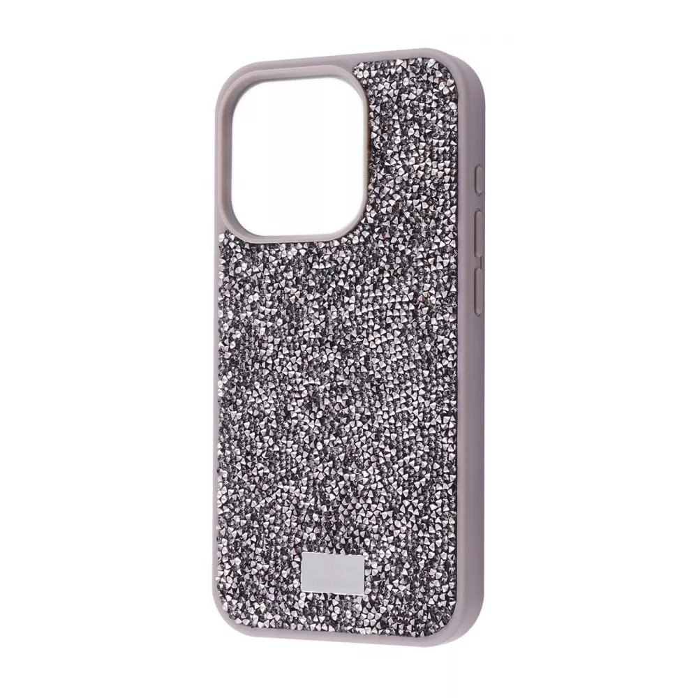 Чохол Swarovski shimmer iPhone 16 Pro Max Gray