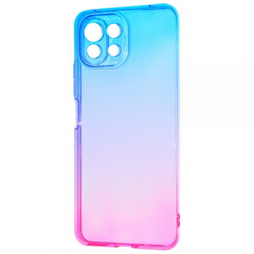 Чохол Силікон 0.5 mm Gradient Design for Xiaomi Mi 11 Lite - (blue/pink)