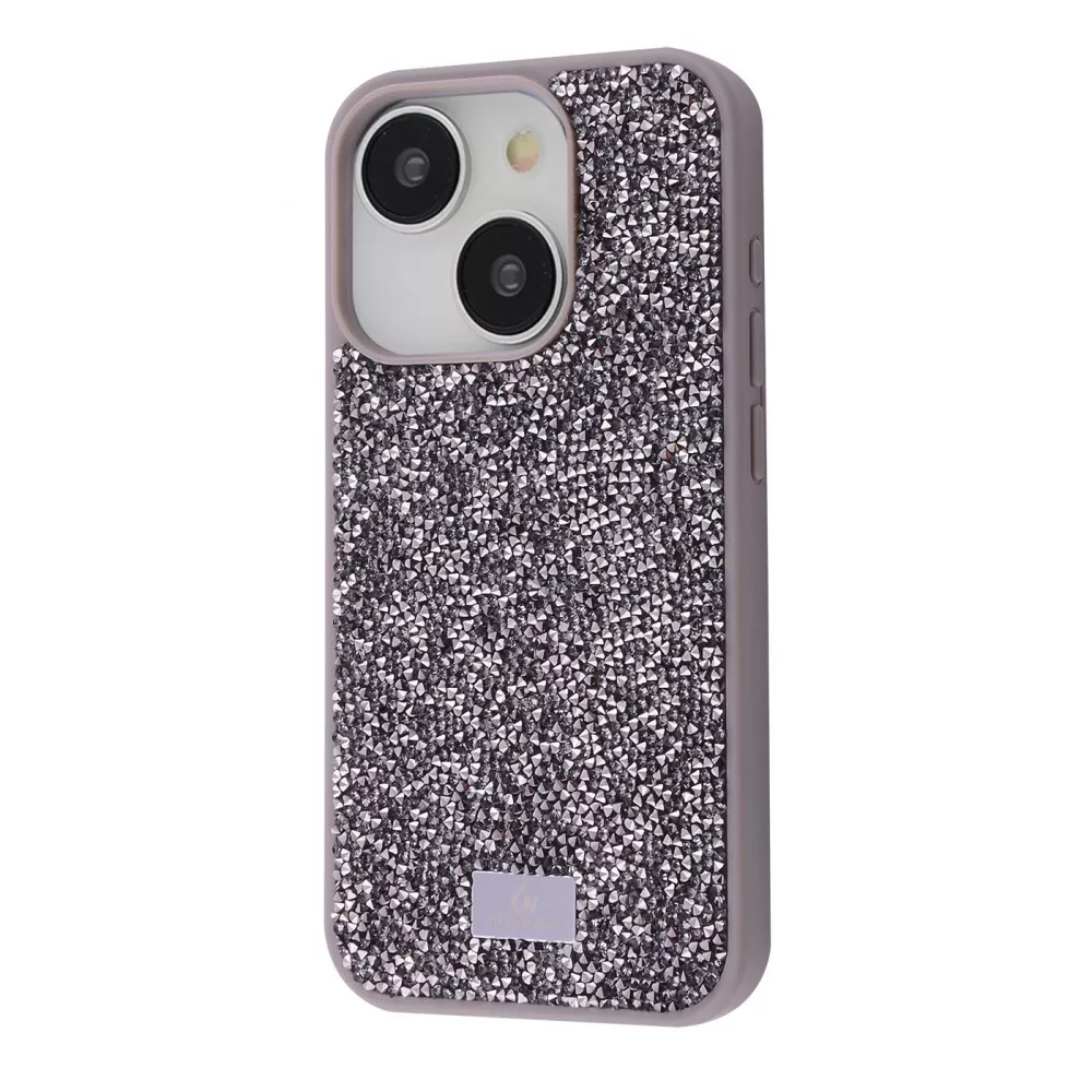 Чохол Bling World Rock Diamond (TPU) iPhone 12 Pro/12 (сірий титан)